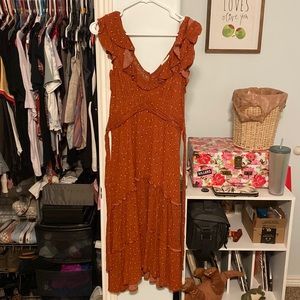 Rust orange Bohme dress!!